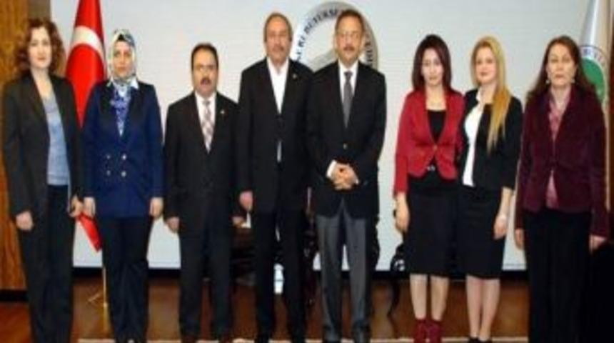 Memur-sen Kayseri Kadın Kolları Komisyonundan &Ouml;zhaseki'ye Ziyaret