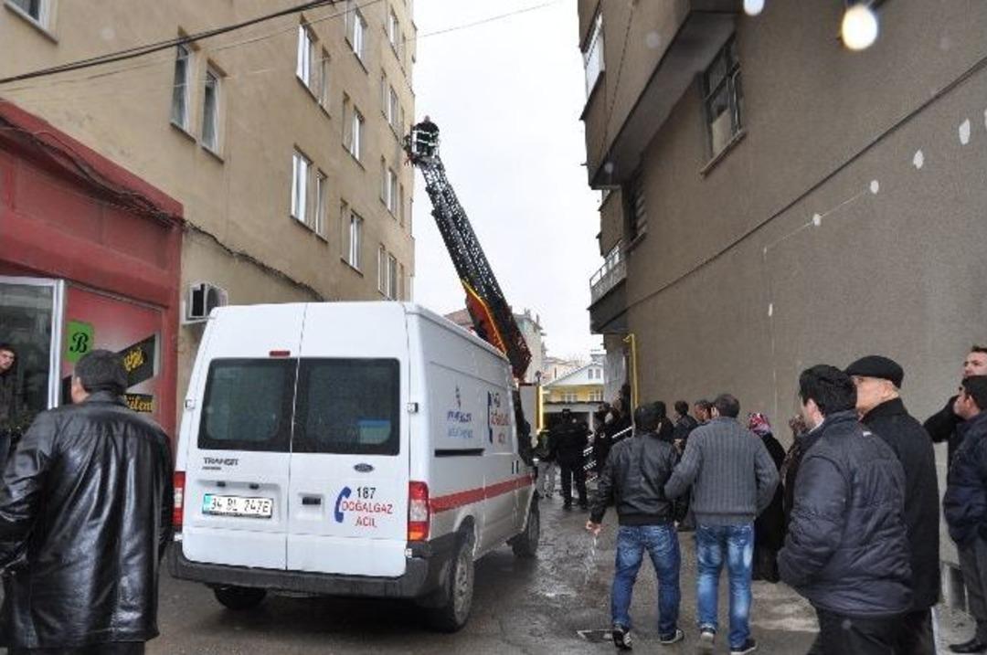 Bafra'da Ev Yangını