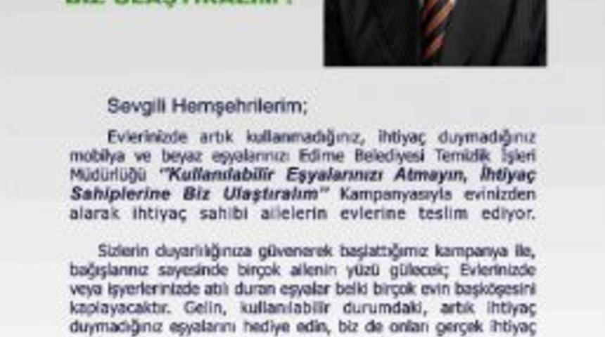 Edirne Belediyesinden &Ouml;rnek Proje