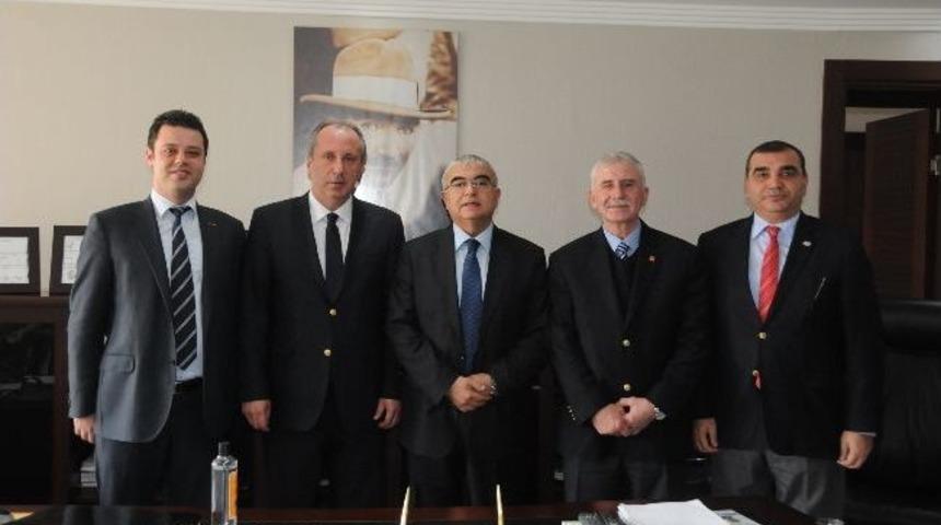 Chp Grup Başkan Vekili Muharrem İnce&rsquo;den &Ccedil;orlu Belediyesine Ziyaret