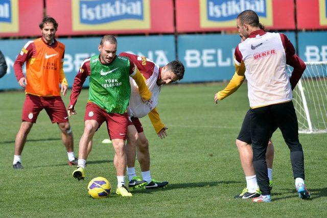 Galatasaray, Gençlerbirliği Maçının Hazırlıkları Sürdürdü