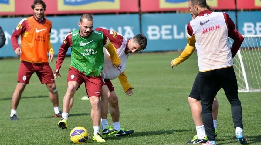 Galatasaray, Gen&ccedil;lerbirliği Ma&ccedil;ı Hazırlıklarını S&uuml;rd&uuml;rd&uuml;