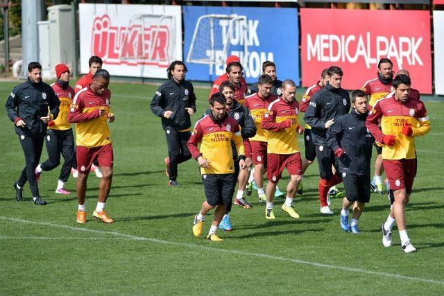 Galatasaray, Gençlerbirliği Maçının Hazırlıkları Sürdürdü