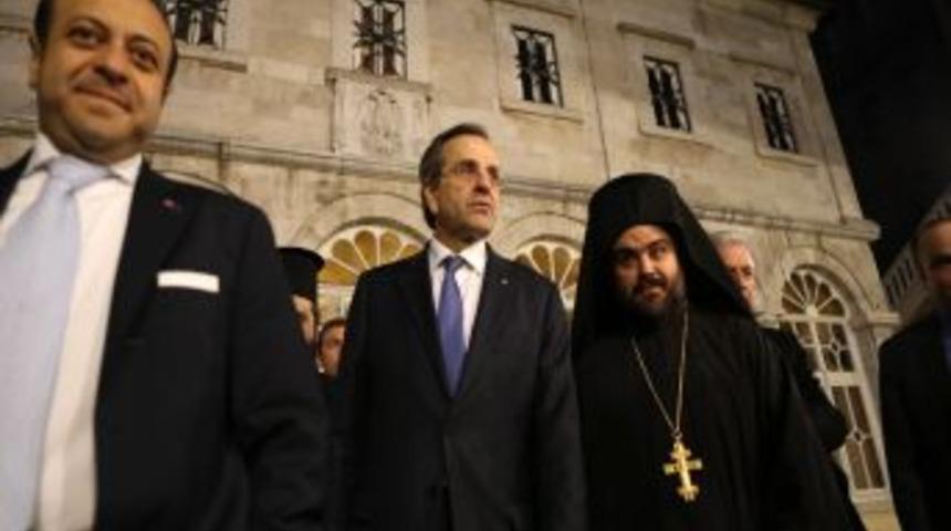 Yunanistan Başbakanı Samaras Fener Rum Patrikhanesi'ni Ziyaret Etti