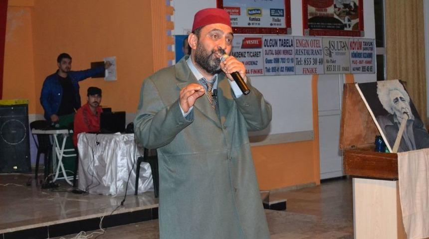 Finike'de Mehmet Akif Ersoy'un Hayatı Tiyatro Ile Anlatıldı