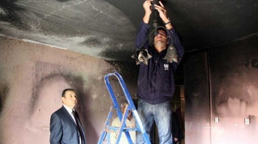 Gaziemir Belediyesi Evi Yanan Vatandaşların Yardımına Koşuyor