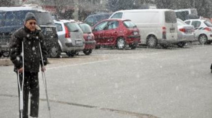 Bolu'da Kar Yağışı