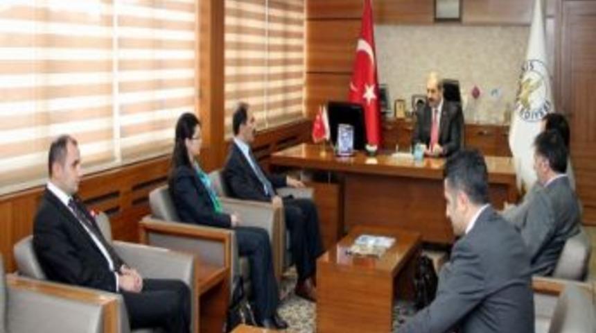 M&uuml;siad'tan Sivas Belediye Başkanı Doğan &Uuml;rg&uuml;p'e Ziyaret