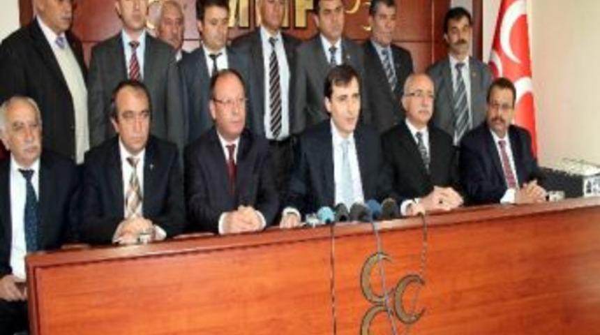 Mhp'li Başkanlar&rsquo;dan Yeni İl Başkanına Ziyaret