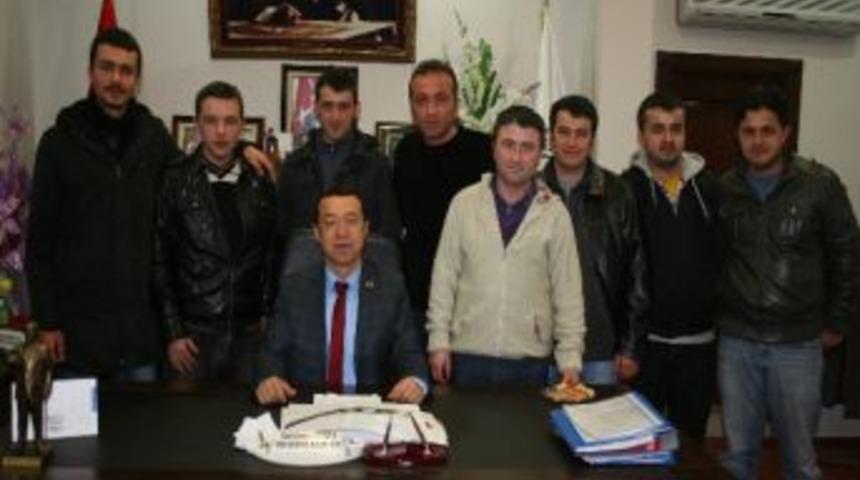 &Ccedil;anak&ccedil;ılar'dan Başkan Gebeş&rsquo;e Ziyaret