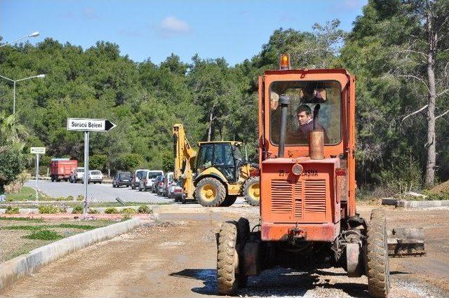 Sürücüler Beleni’nde Kanalizasyon Çalışması Devam Ediyor