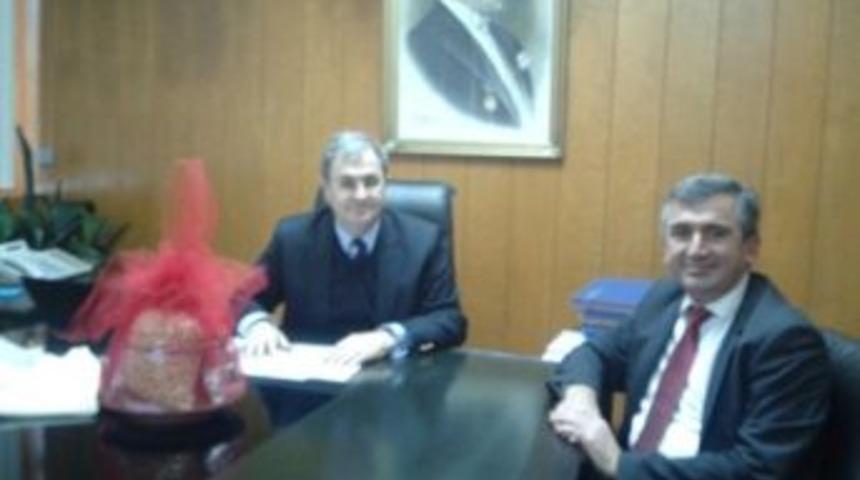 Erdemir Genel M&uuml;d&uuml;r&uuml; Tar&rsquo;a Başkan Albayrak&rsquo;tan Hayırlı Olsun Ziyareti