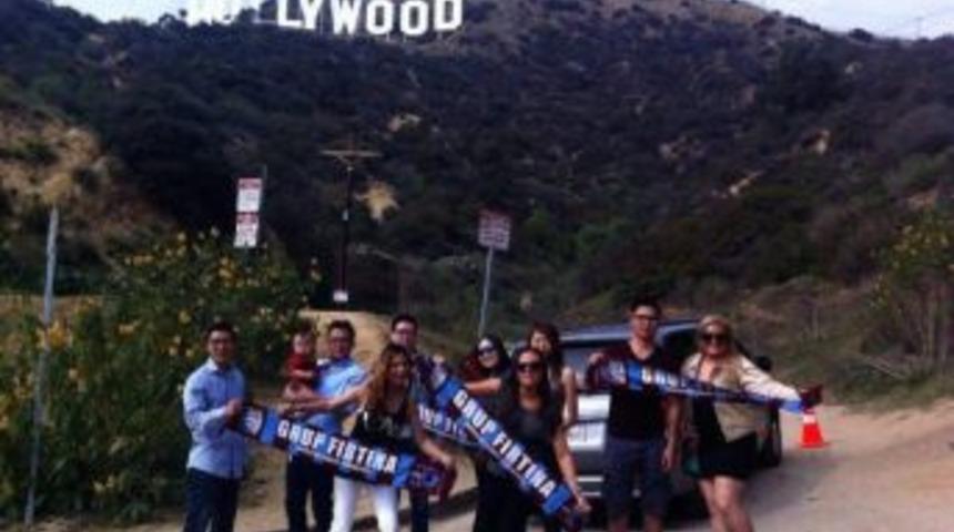 Hollywood&rsquo;da Trabzonspor Sevgisi