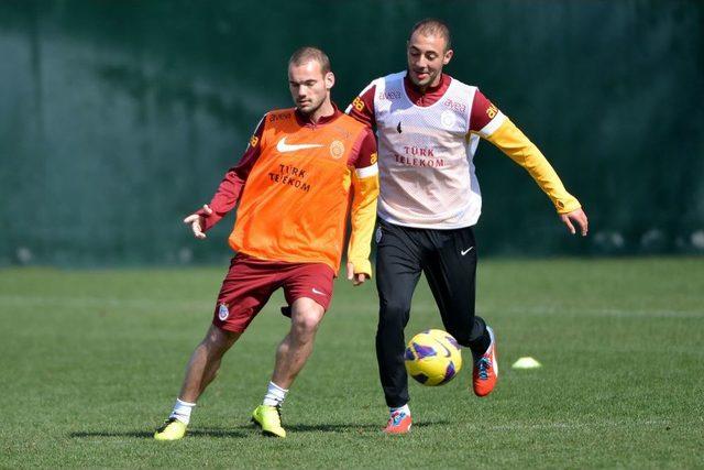 Galatasaray, Gençlerbirliği Maçı Hazırlıklarını Sürdürdü