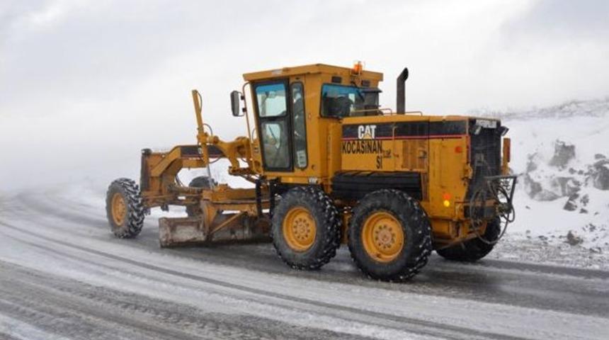 Kayseri&rsquo;de Kar Yağışı Il&ccedil;e Ve K&ouml;ylerde Etkili Oldu