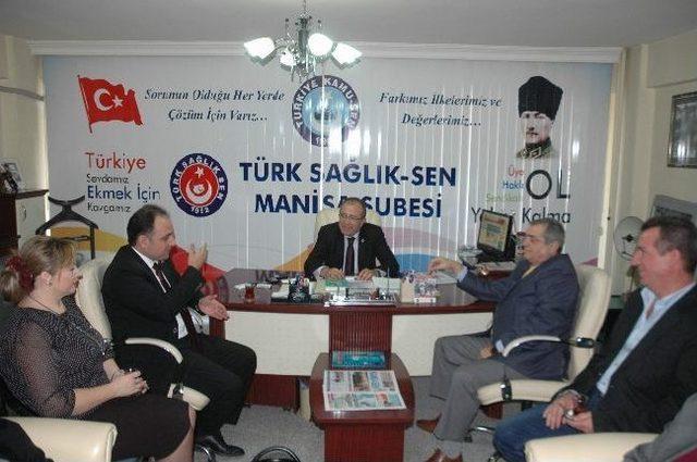 Manisa Ak Parti'den Türk Kamu-sen'e Ziyaret