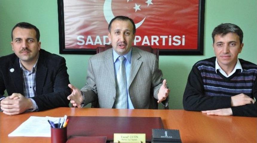 Sp Zonguldak Merkez İl&ccedil;e Başkanı &Ccedil;etin, &Uuml;lke G&uuml;ndemine İlişkin A&ccedil;ıklamada Bulundu