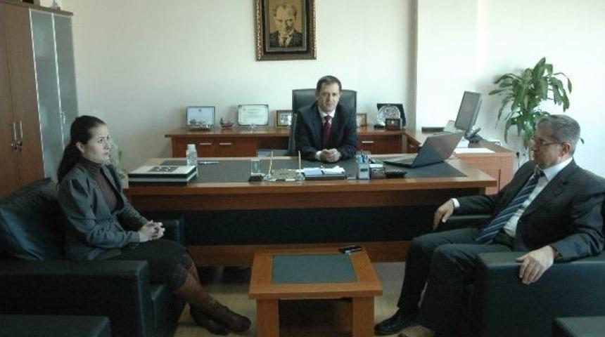 Kaymakam Doğan`dan Vergi Dairesine Ziyaret