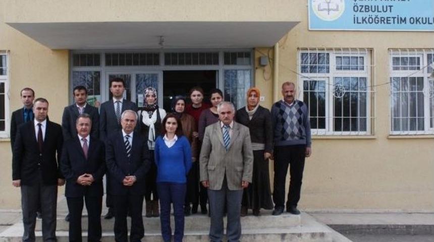 Trafik Kazasında Hayatını Kaybeden Pelin &Ouml;ğretmenin Okuluna Ziyaret