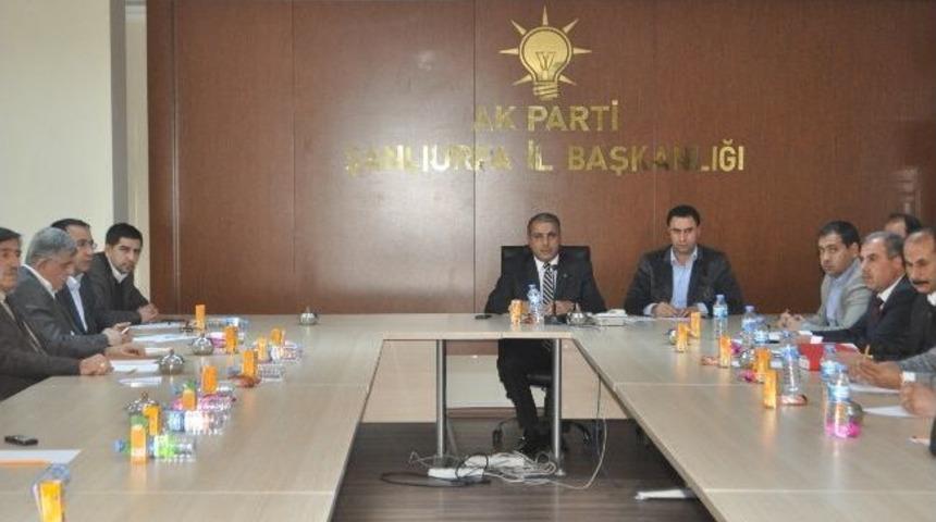 Ak Parti Şanlıurfa Teşkilat Başkanları Toplantısı