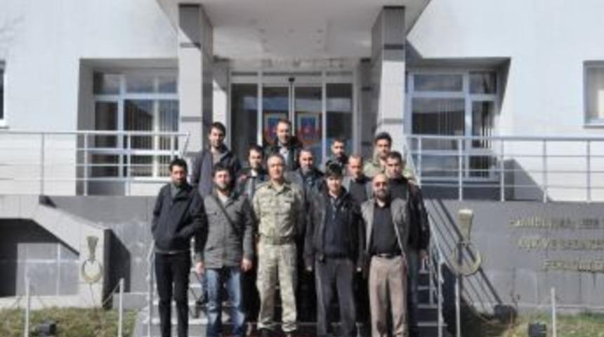 Bing&ouml;l Jandarma Komutanlığı Basın Mensuplarını Misafir Etti