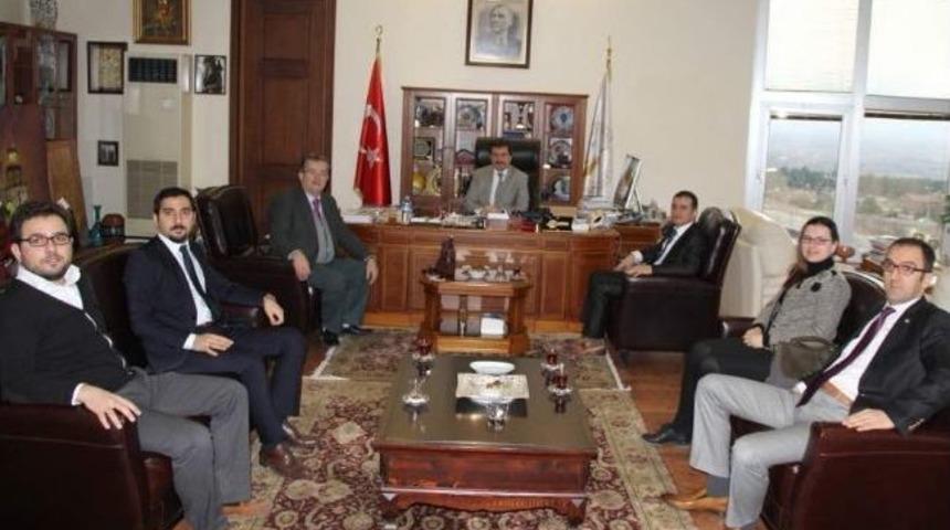 Rekt&ouml;r Karaaslan'a Ziyaretler