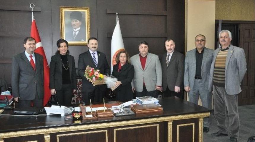 Soma'da Muhasebeci Ve Mali M&uuml;şavirlerden Protokol Ziyareti