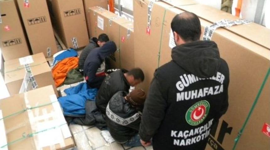 Kapıkule Ve Hamzabeyli Sınır Kapılarında 5 Ka&ccedil;ak G&ouml;&ccedil;men Yakalandı