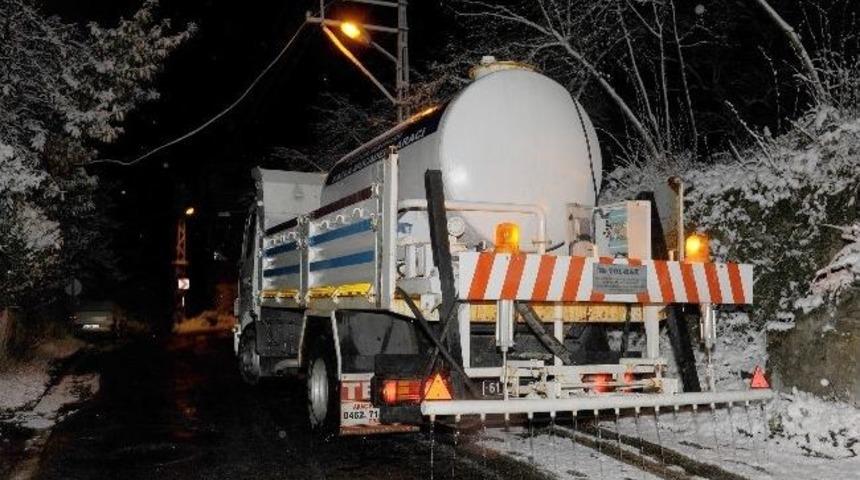 Trabzon Belediyesi&rsquo;nin Kar Mesaisi