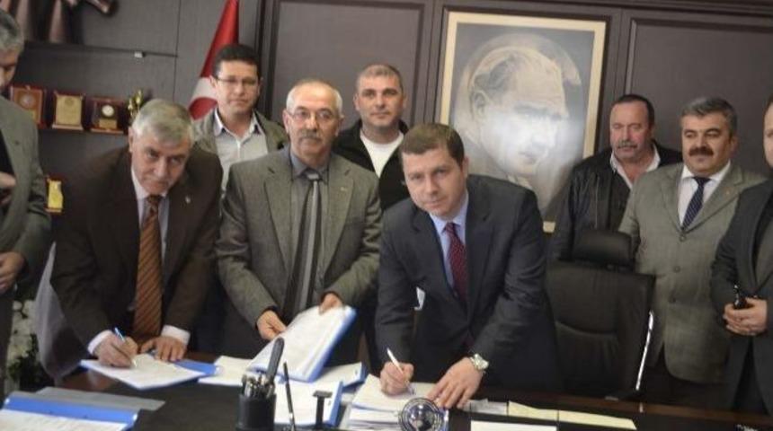 &Ccedil;an Belediyesi İle Hizmet-iş Arasında Toplu S&ouml;zleşme İmzalandı