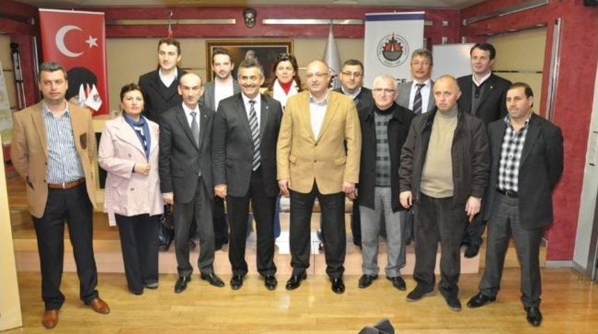 Ak Parti D&uuml;zce İl Y&ouml;netiminden Dtso&rsquo;ya Ziyaret