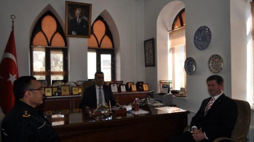 İl Emniyet M&uuml;d&uuml;r&uuml; &Ccedil;etin'den, Kaymakam Sezgin&rsquo;e Ziyaret