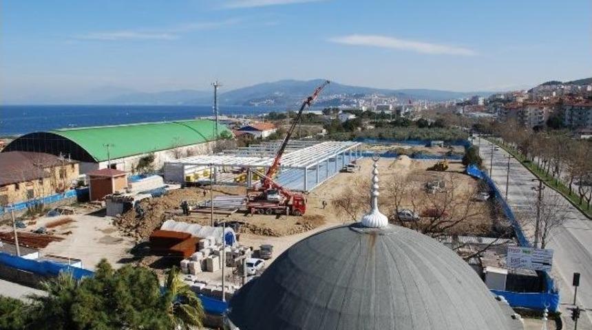 Antik Kentin &Uuml;st&uuml;nde Avm İnşaatı Devam Ediyor