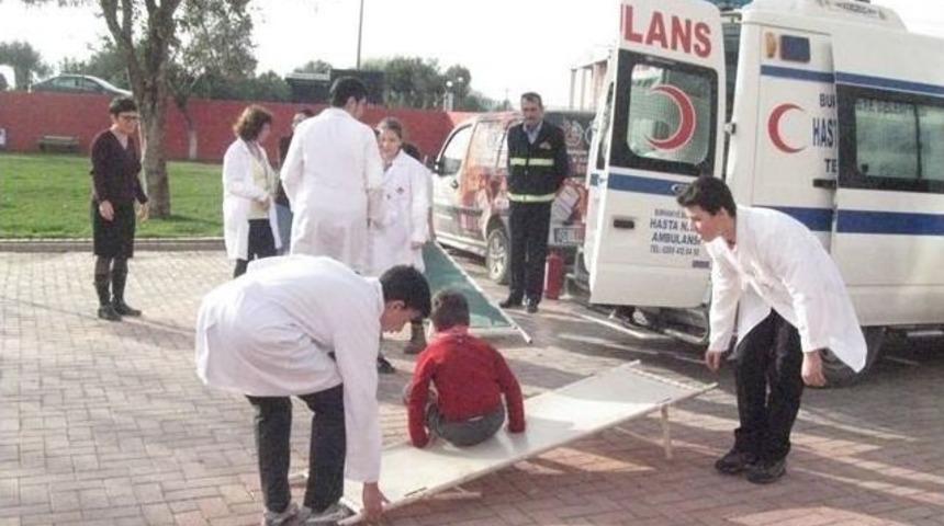 Yangın Tatbikatı Ger&ccedil;eğini Aratmadı