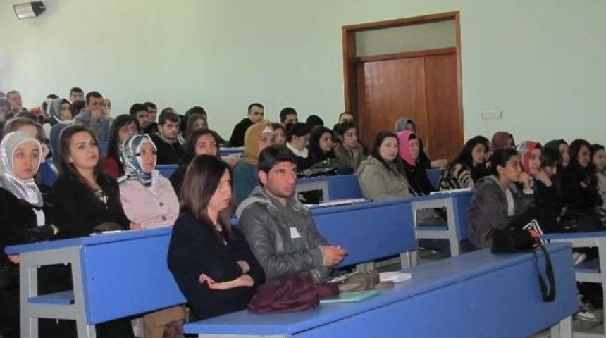 Myo &Ouml;ğrencilerine Uyuşturucu Madde Bağımlılığı Semineri