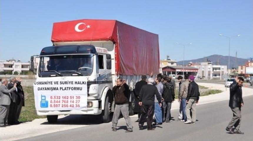 Osmaniye&rsquo;den Suriye&rsquo;ye 20 Ton Un