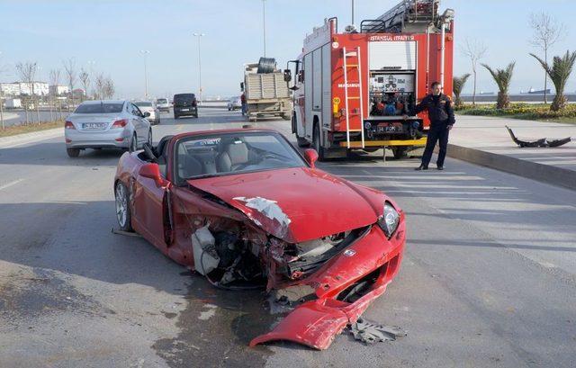 Karşı Şeride Geçen Sürücü: Hız Pedalı Paspasa Takıldı