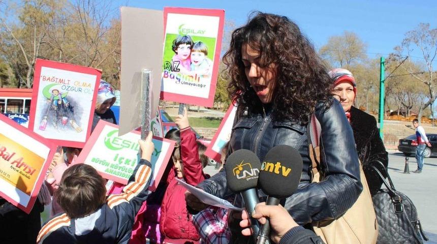 Bal Arısı Kreş Ve Anaokulu Yeşilay Haftası&rsquo;nı Kutladı