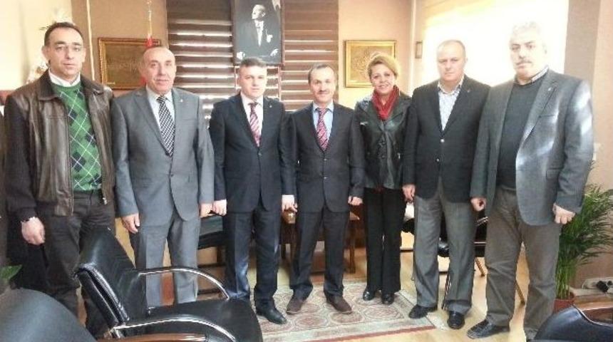 &Ccedil;elik, Kurum M&uuml;d&uuml;rlerine Ziyaret Etti