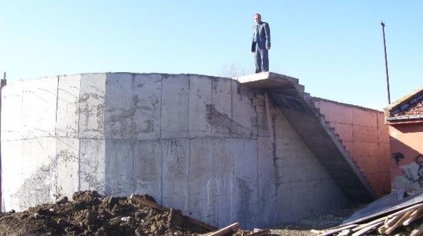 &Ccedil;erkezm&uuml;sellim Arıtma Tesisi İnşaatı Devam Ediyor