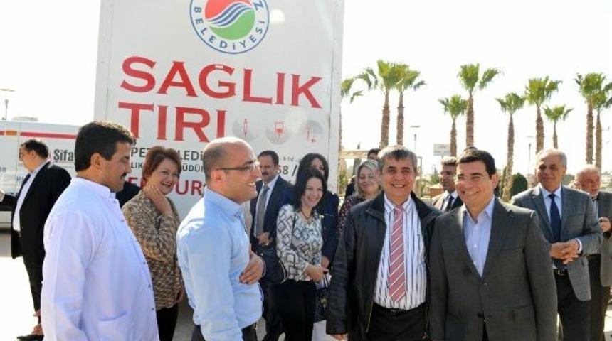 Sağlık Tırı Antalyalılara Sağlık Taraması Yapacak