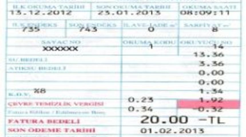 Su Faturalarında Kanserde Erken Teşhis Uyarısı