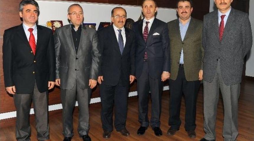 Trabzon Tabipler Odası Y&ouml;netimi, Başkan G&uuml;mr&uuml;k&ccedil;&uuml;oğlu'nu Ziyaret Etti