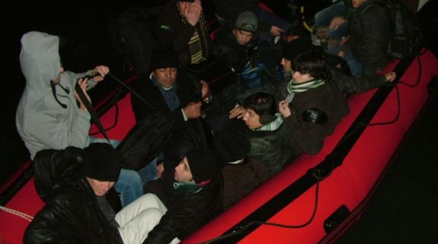 Termal Kameralara Takılan 14 Ka&ccedil;ak Yakalandı