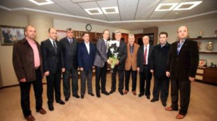 M&uuml;siad'dan Karaosmanoğlu'na Ziyaret