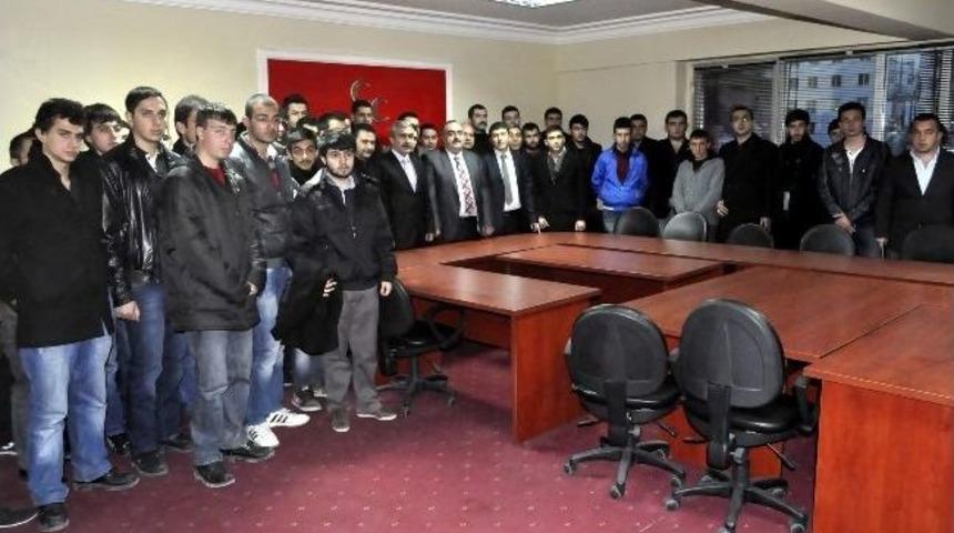 &Uuml;lk&uuml; Ocaklarından Mhp İl Başkanı Eke&rsquo;ye Ziyaret