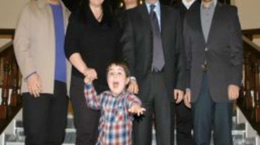 Minik Baterist, Vali Şahin&rsquo;i Ziyaret Etti