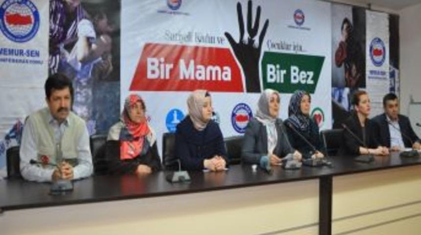 Suriyeli &Ccedil;ocuklar I&ccedil;in 'Bir Bez Bir Mama' Kampanyası Başladı
