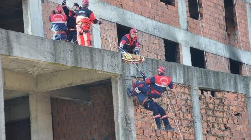 Kdz. Ereğli İtfaiyesi'nden Nefes Kesen Tatbikat