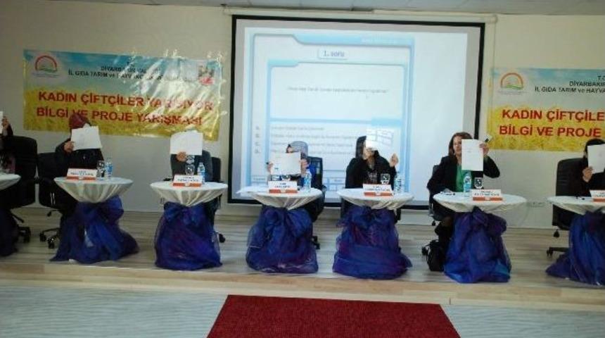Diyarbakır&rsquo;da &lsquo;kadın &Ccedil;ift&ccedil;iler Yarışıyor Bilgi Ve Proje Yarışması&rsquo;